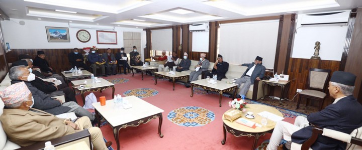 Conclusion of the all-party meeting: It is wrong to hold the elected body hostage for a long time